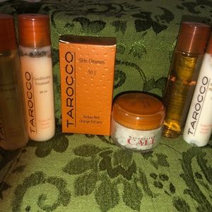 6 piece Tarocco travel size bath set